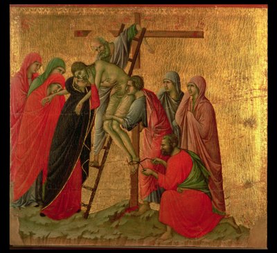 Maesta: Descent from the Cross, 1308-11 by Duccio di Buoninsegna